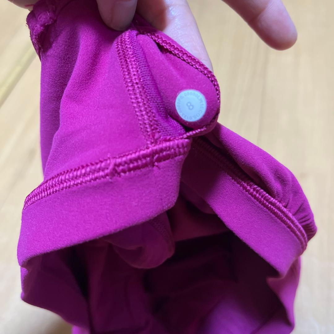 lululemonルルレモン パープル ストラップブラトップ