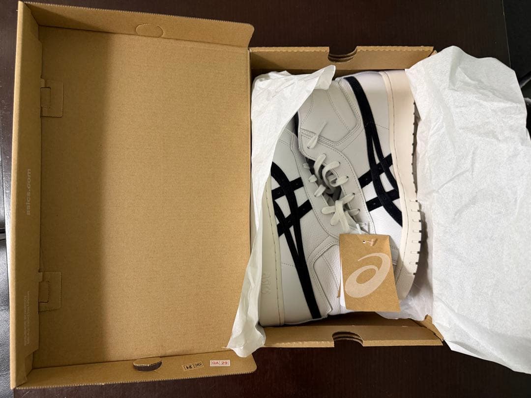 asics ポイントゲッター HI 白黒 28cm