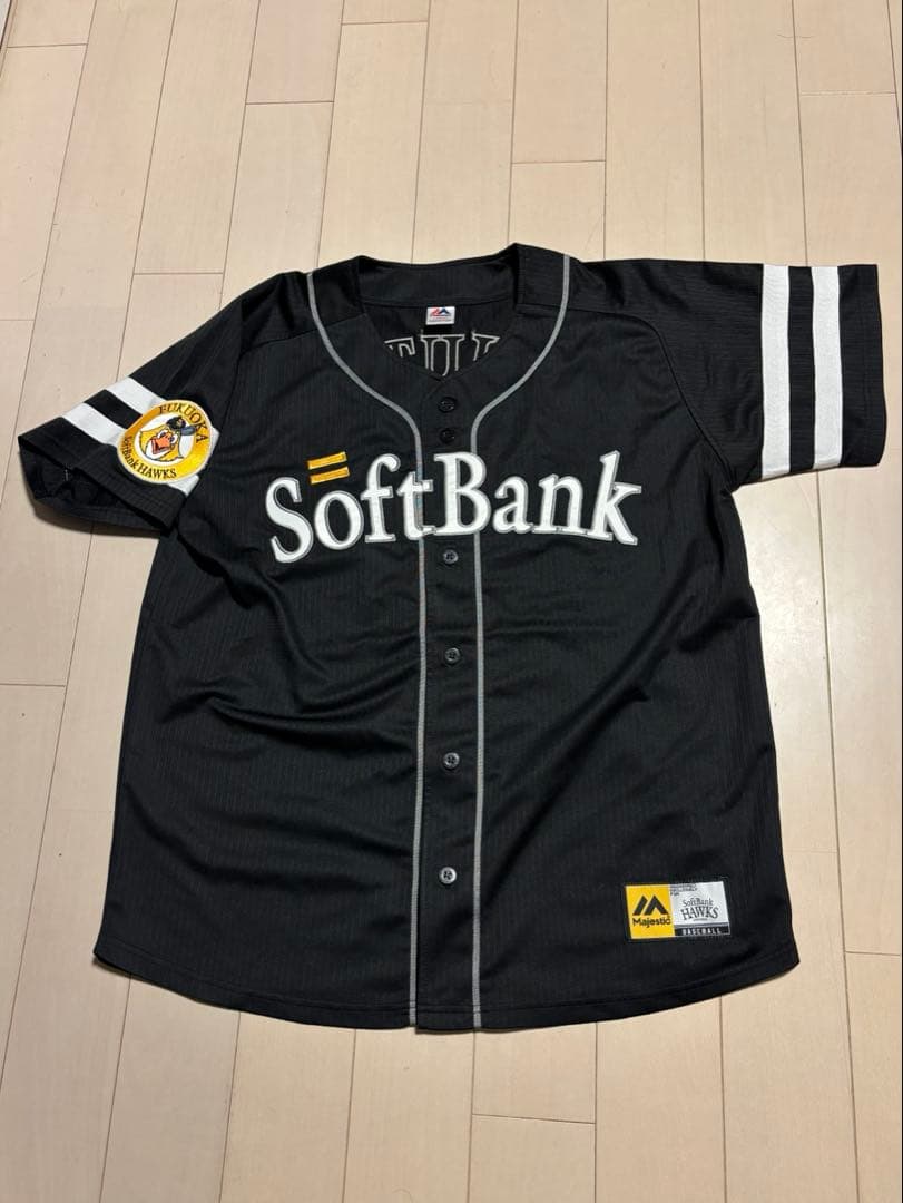 SoftBank 周東右京 レプリカユニフォーム ビジター