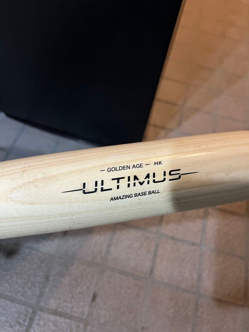 軟式少年用木製バットULTIMUS-〜GOLDEN AGE〜白木82cm680g