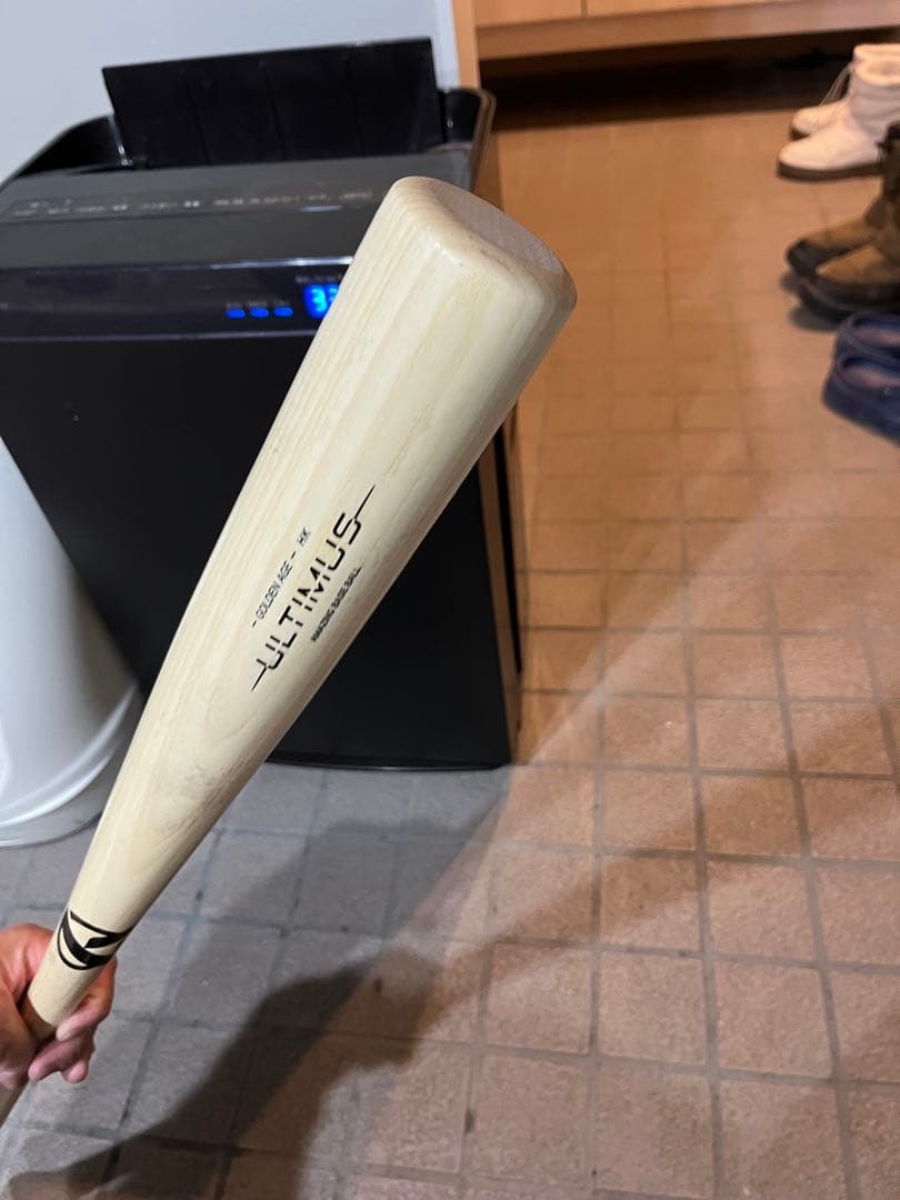 軟式少年用木製バットULTIMUS-〜GOLDEN AGE〜白木82cm680g