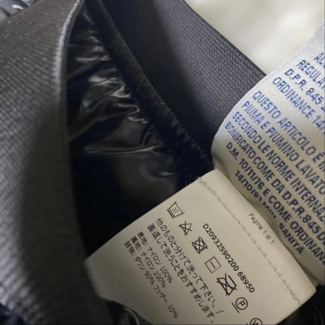 MONCLER ダウンミニスカートブラック40 M〜 L 【未使用】