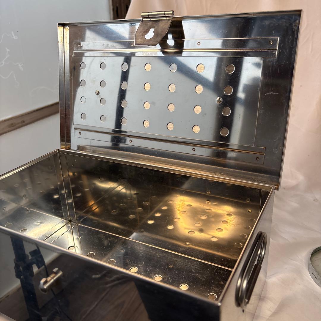 角型　滅菌カスト　ツールボックス　スモーカー　ステンレス（SUS304）