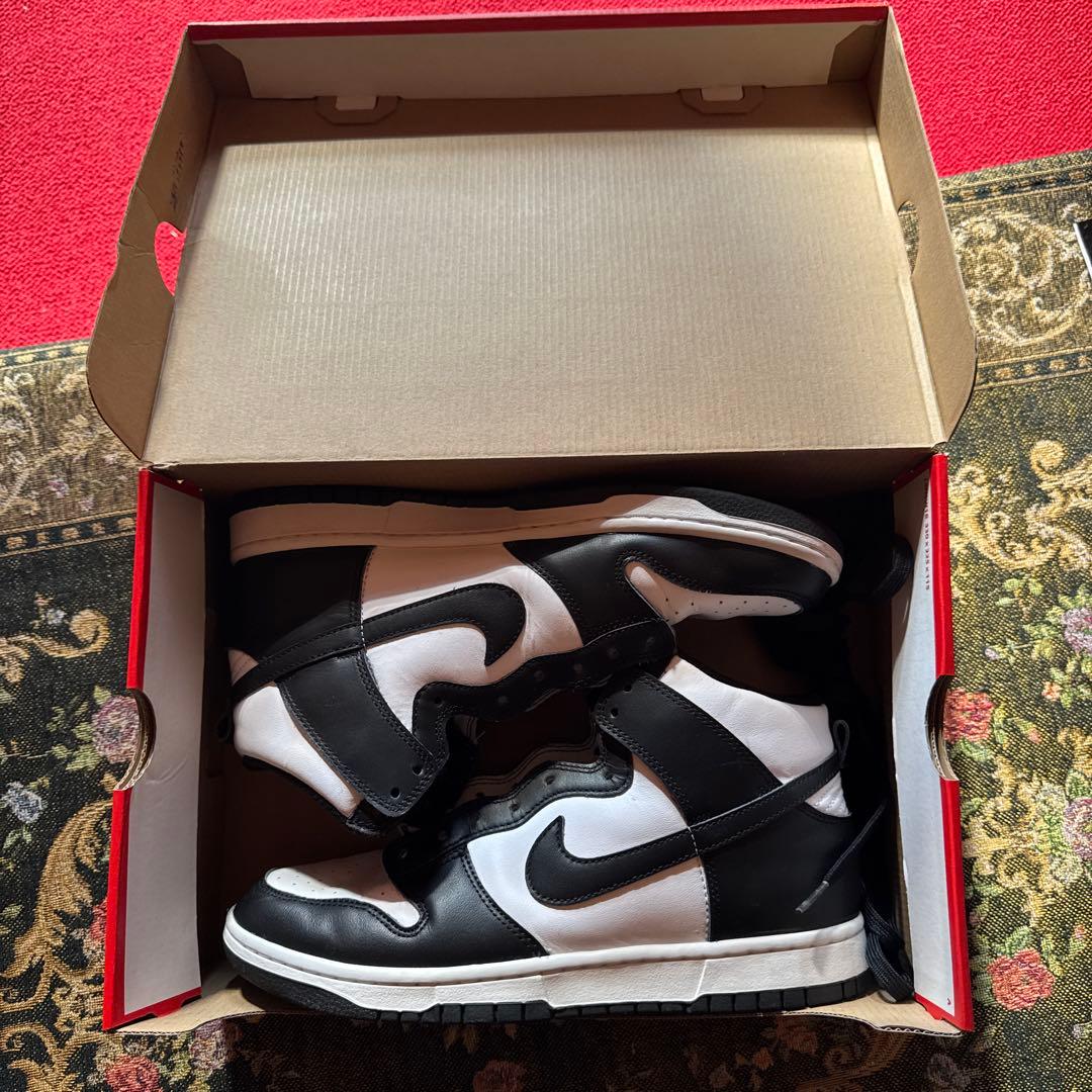 Nike dunk high ブラック/ホワイト　panda