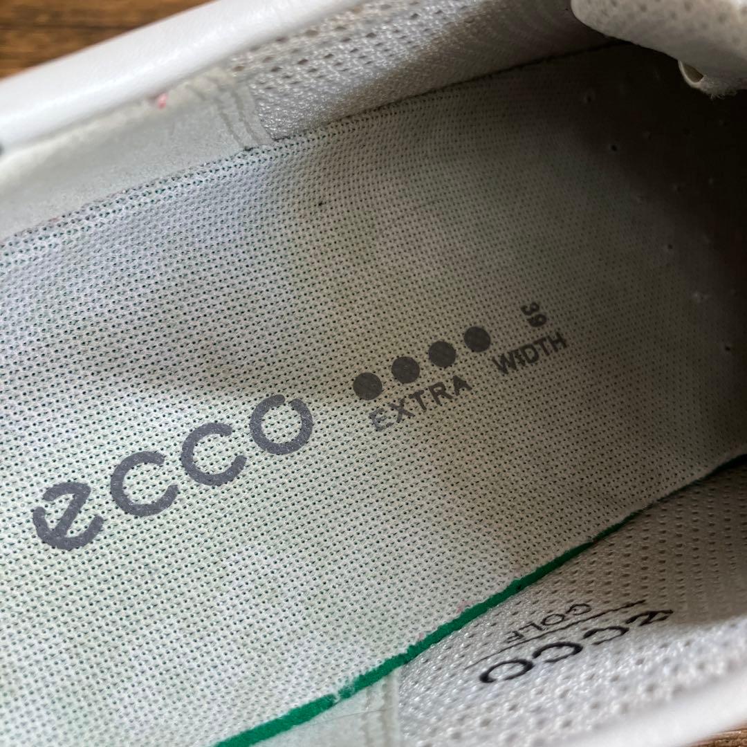 （K25836）ecco エコー ゴルフシューズ EU39（約24.5㎝）