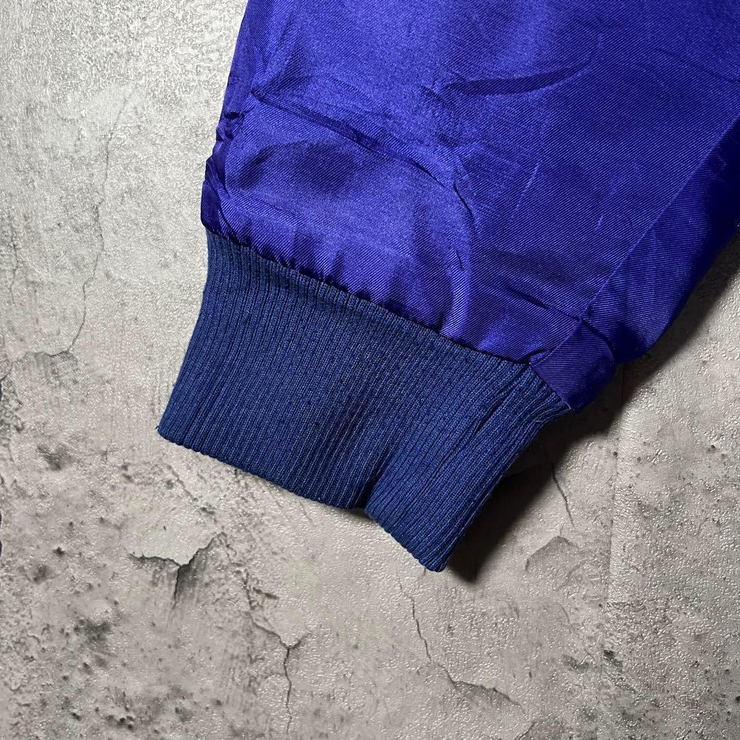 希少XL★90s アディダス ベンチコート デサント製 裏地ボア ビッグロゴ
