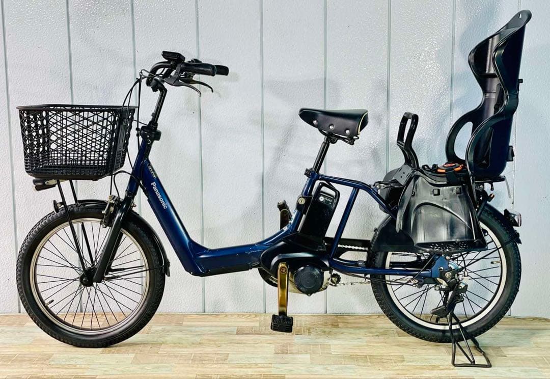 2474パナソニック12アンペア子供乗せ　電動アシスト自転車