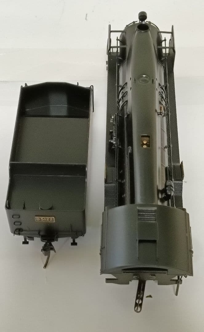 HOゲージ カツミ Ｄ51全流蒸気機関車、カンモーター、メンテナンス済