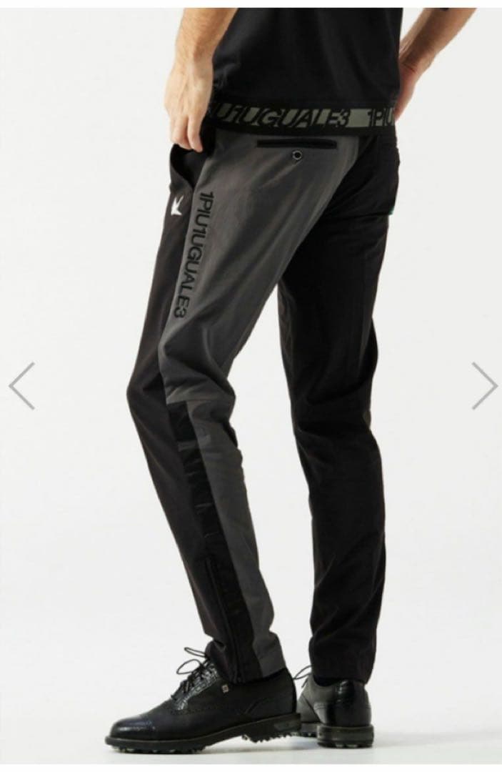 1piu1uguale3 ADP ZIP SLACKS BLACK サイズM