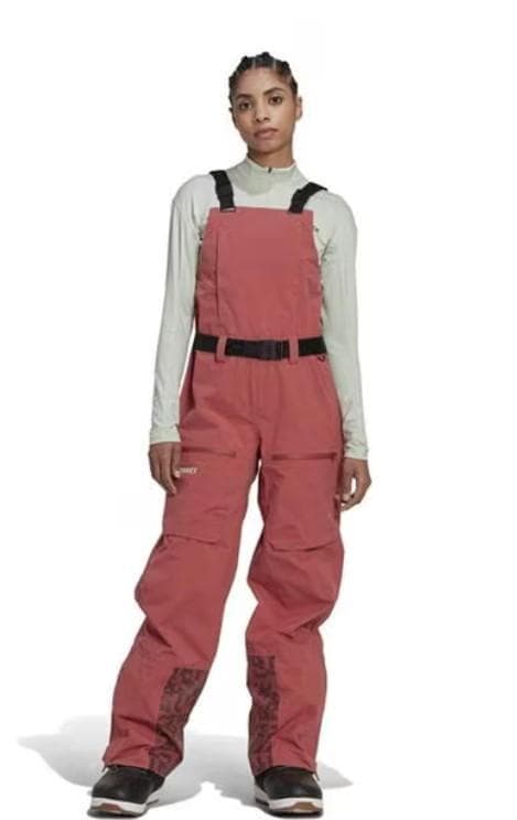 限定価格　アディダス　ビブパンツ　ゴアテックス　ピンク系　レディースXL