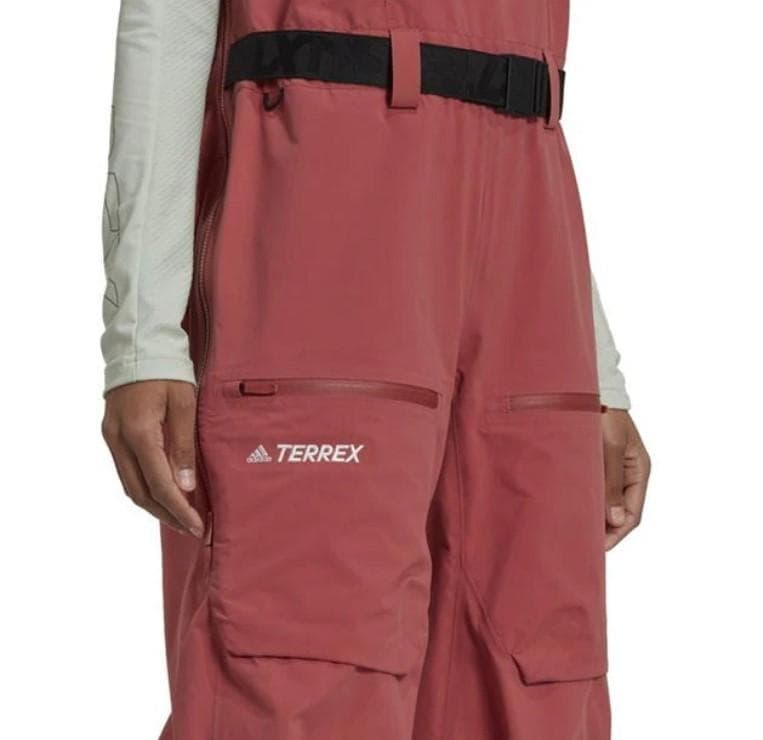 限定価格　アディダス　ビブパンツ　ゴアテックス　ピンク系　レディースXL