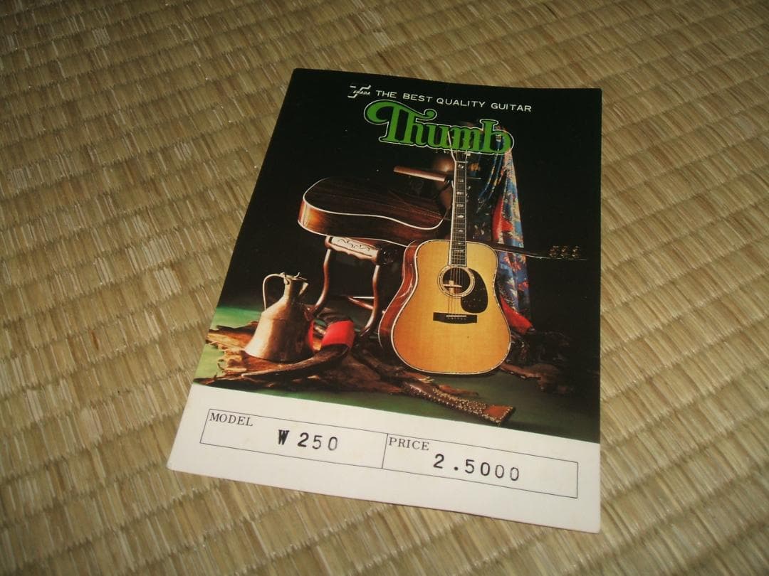 サム Thumb W250 アコースティックギター ハードケース付1977年品