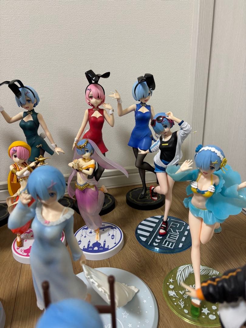 リゼロ　レム多め　エミリア　ラム　フィギュア38点セット