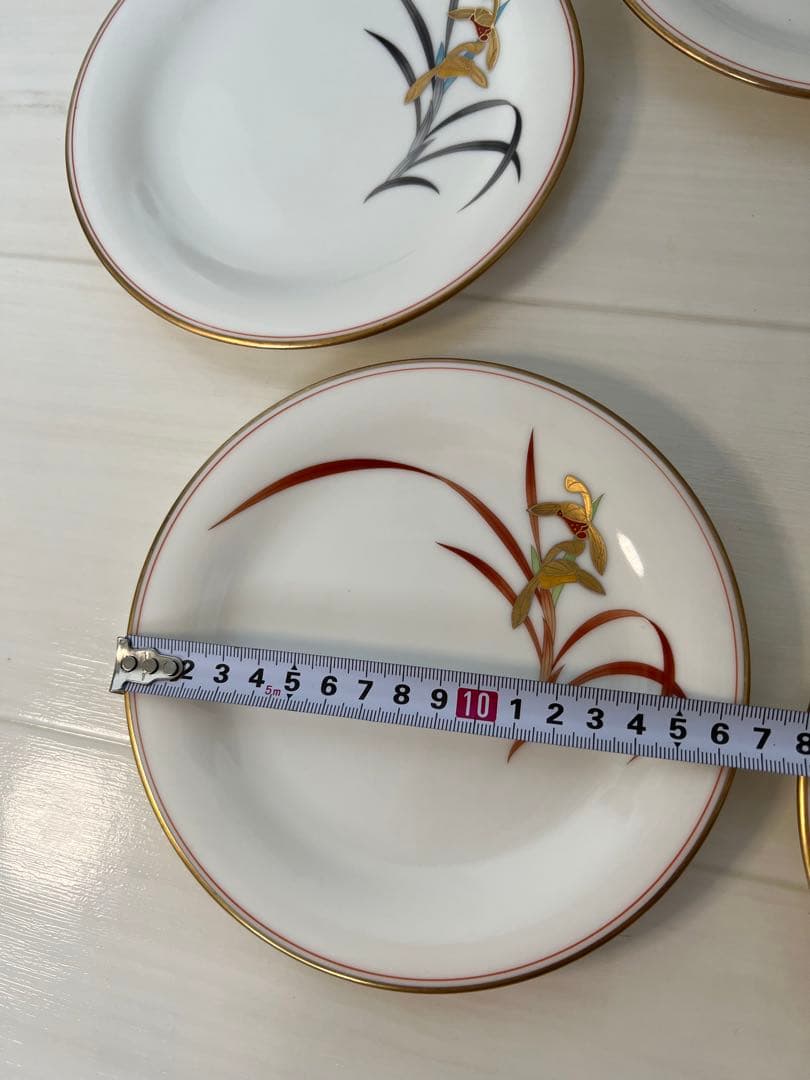 780 香蘭社　鉢1客　 皿4客　金彩