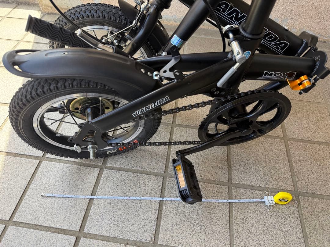 折りたたみ自転車 ブラック