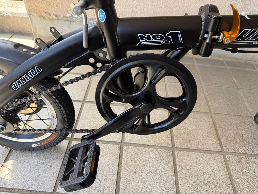 折りたたみ自転車 ブラック