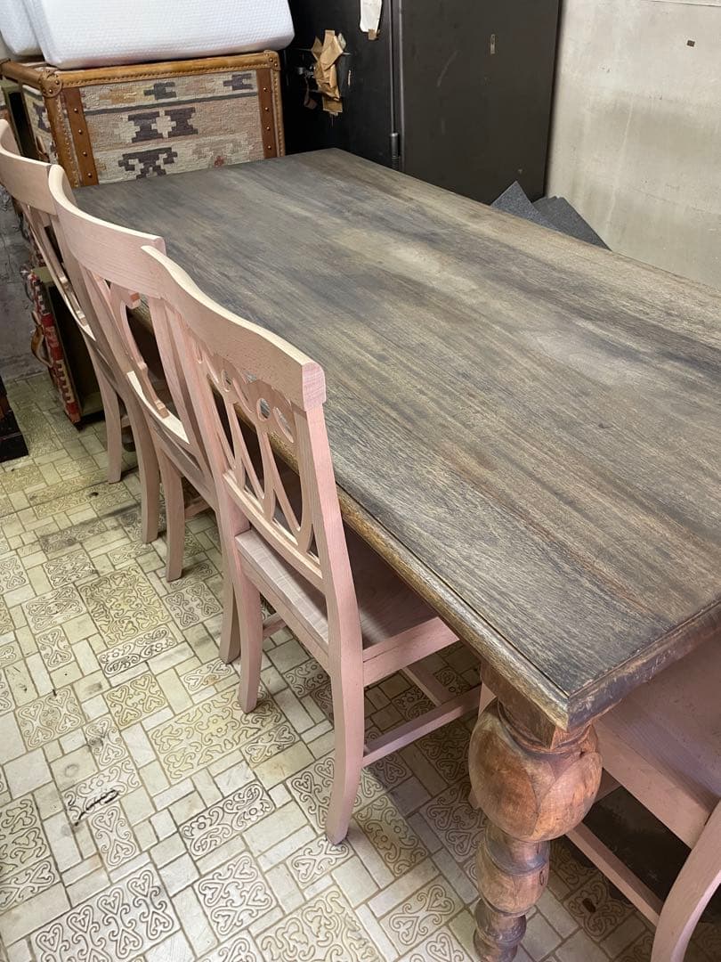 宮城県　イタリア製　木製　チェア