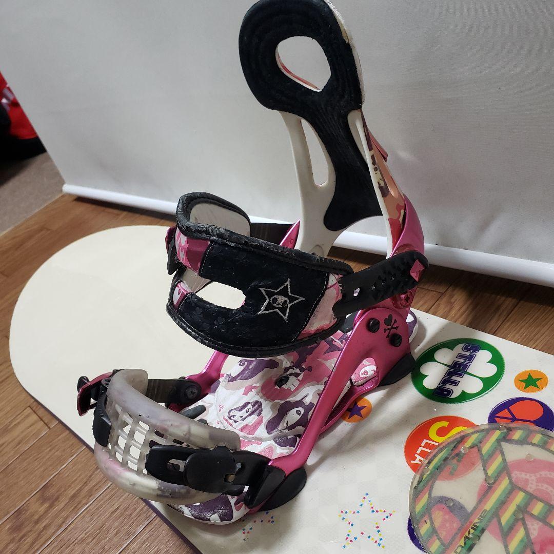 STELLA RIDE 140cm 初心者向けスノーボードセット