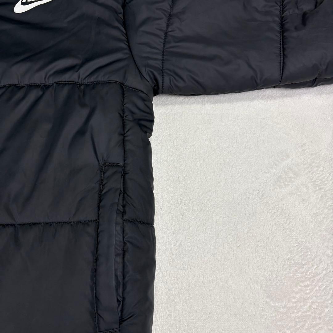 NIKE ベンチコート　ダウンコート　ダウンジャケット　ロング丈　ブラック　M