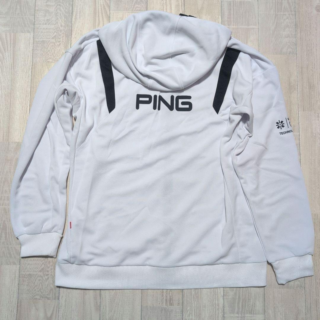 PING ピン メンズ ジャケット Lサイズ 白色 ホワイト パーカー