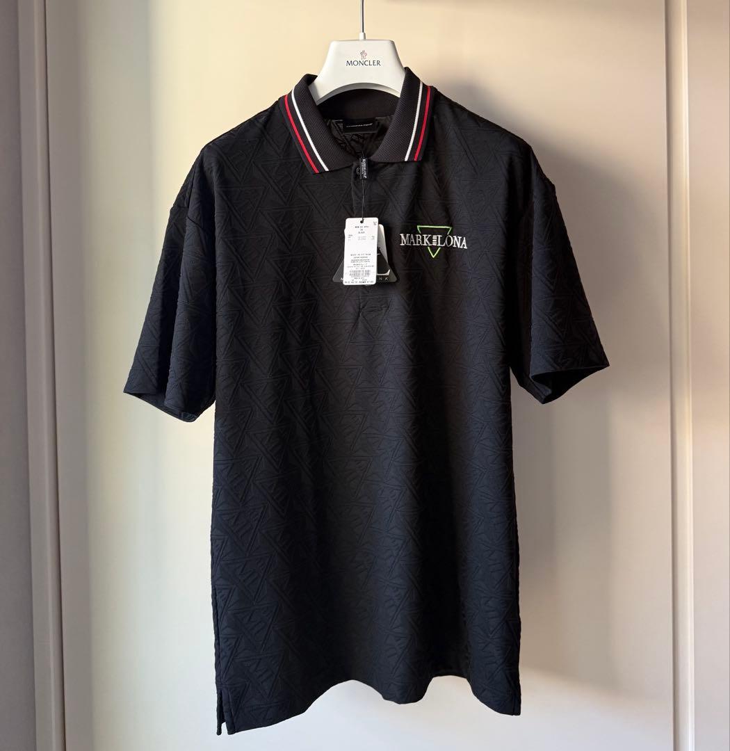新品 ★ MARK&LONA コード ポロシャツ マーク&ロナ 正規品 ブラック