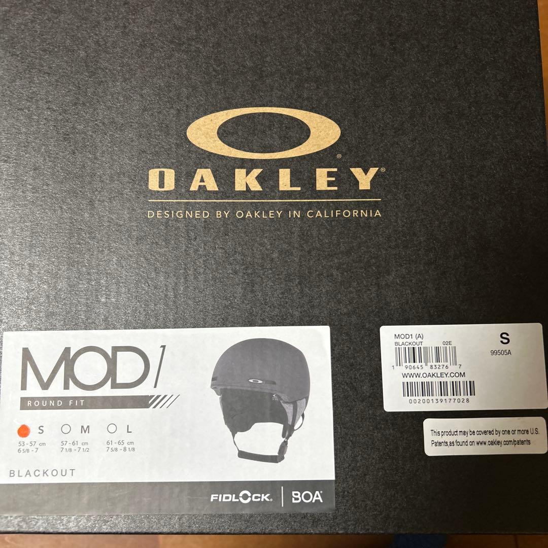 OAKLEY MOD1 スノーヘルメット Sサイズ オークリー　マットブラック