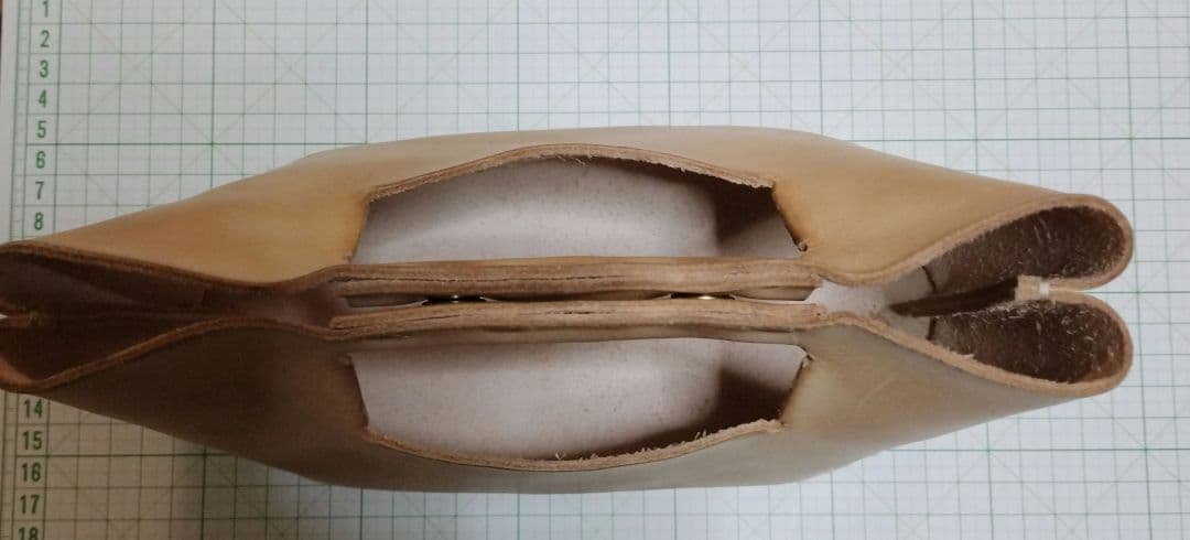【厚革堅牢】総手縫い　ギアバッグ　メスティンケース