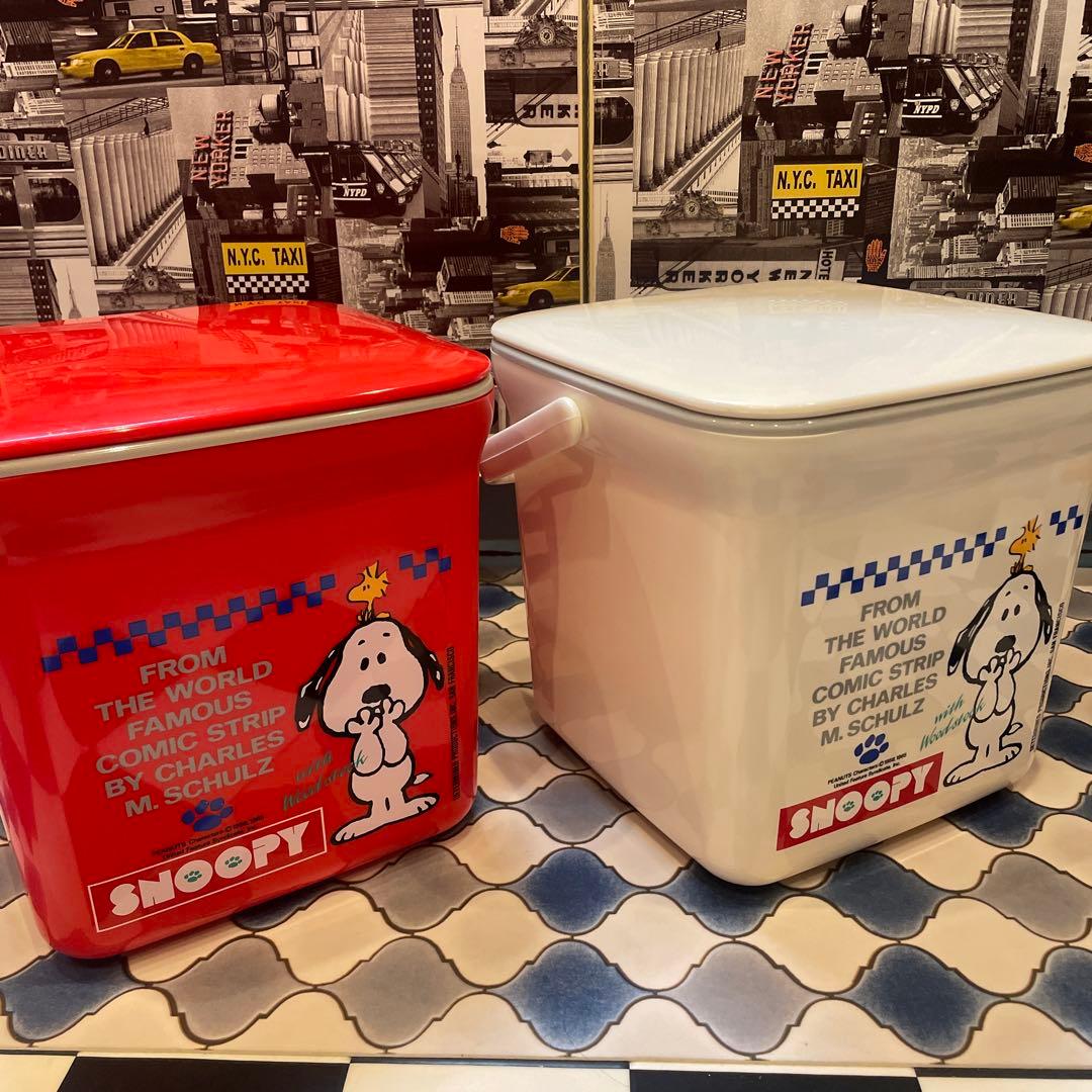 SNOOPY スクエアBOX (大) 2個セット