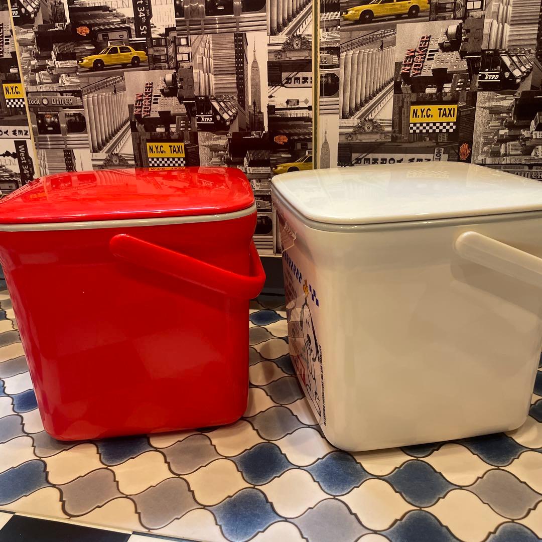 SNOOPY スクエアBOX (大) 2個セット
