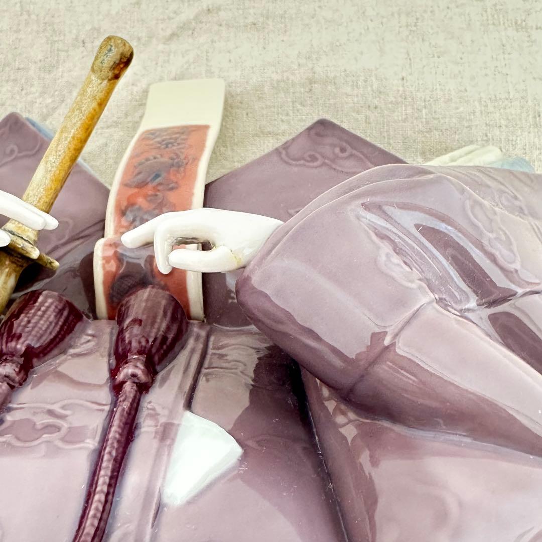 【美品】LLADRO リヤドロ　雛人形 親王飾り　限定品　屏風付き　ひな祭り