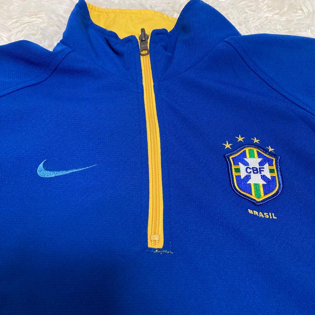 90s Nike ブラジル代表　ハーフジップジャケット　リバーシブル