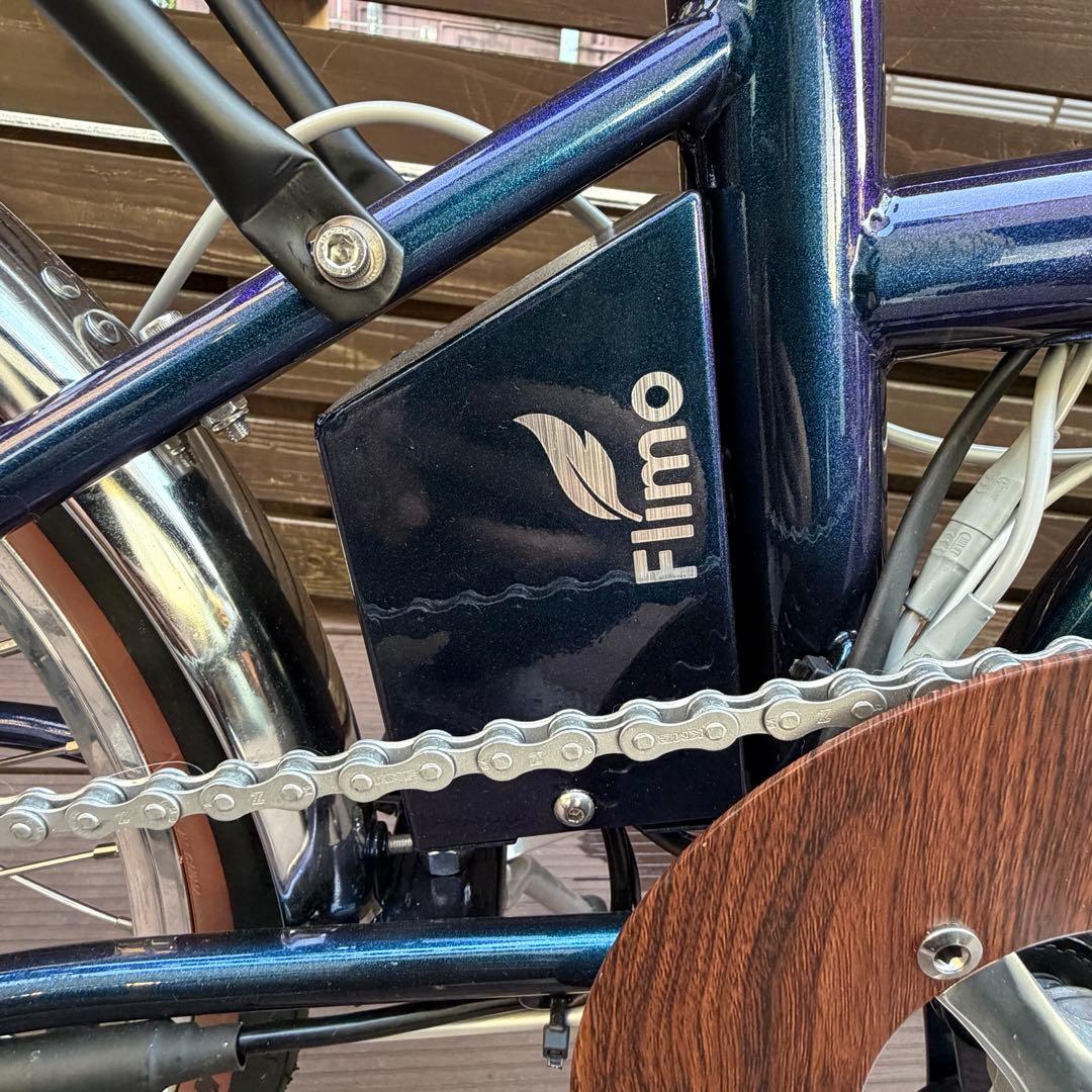ほぼ新品 電動アシスト付折りたたみ自転車 サイラッシャー Flimo