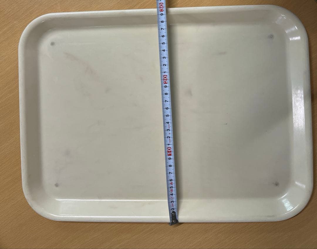 プラスチック製トレー 30枚セット 白　ベージュ【中古】
