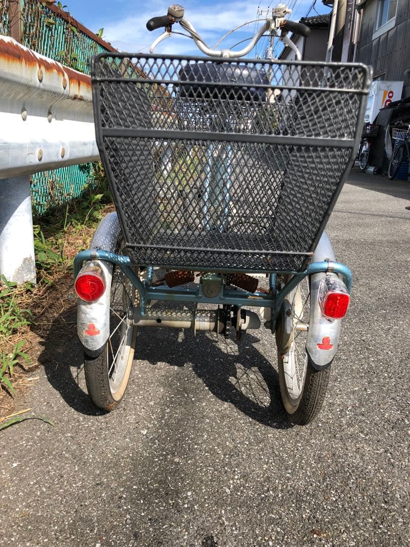 [389]送料無料 ヤマハ電動自転車 PAS 三輪車 バッテリー・充電器付き