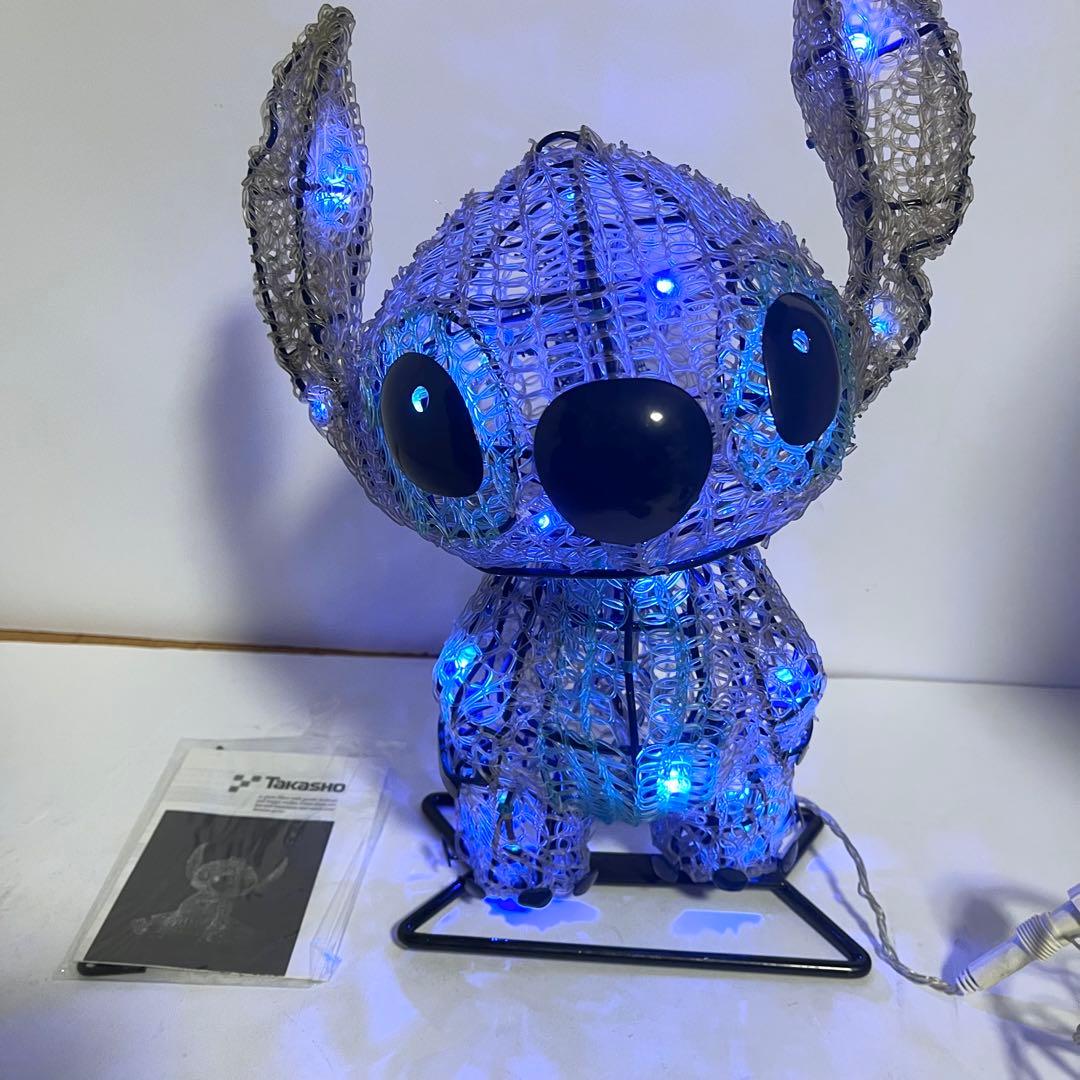 スティッチ フィギュア LED 3D モチーフライト イルミネーションクリスマス