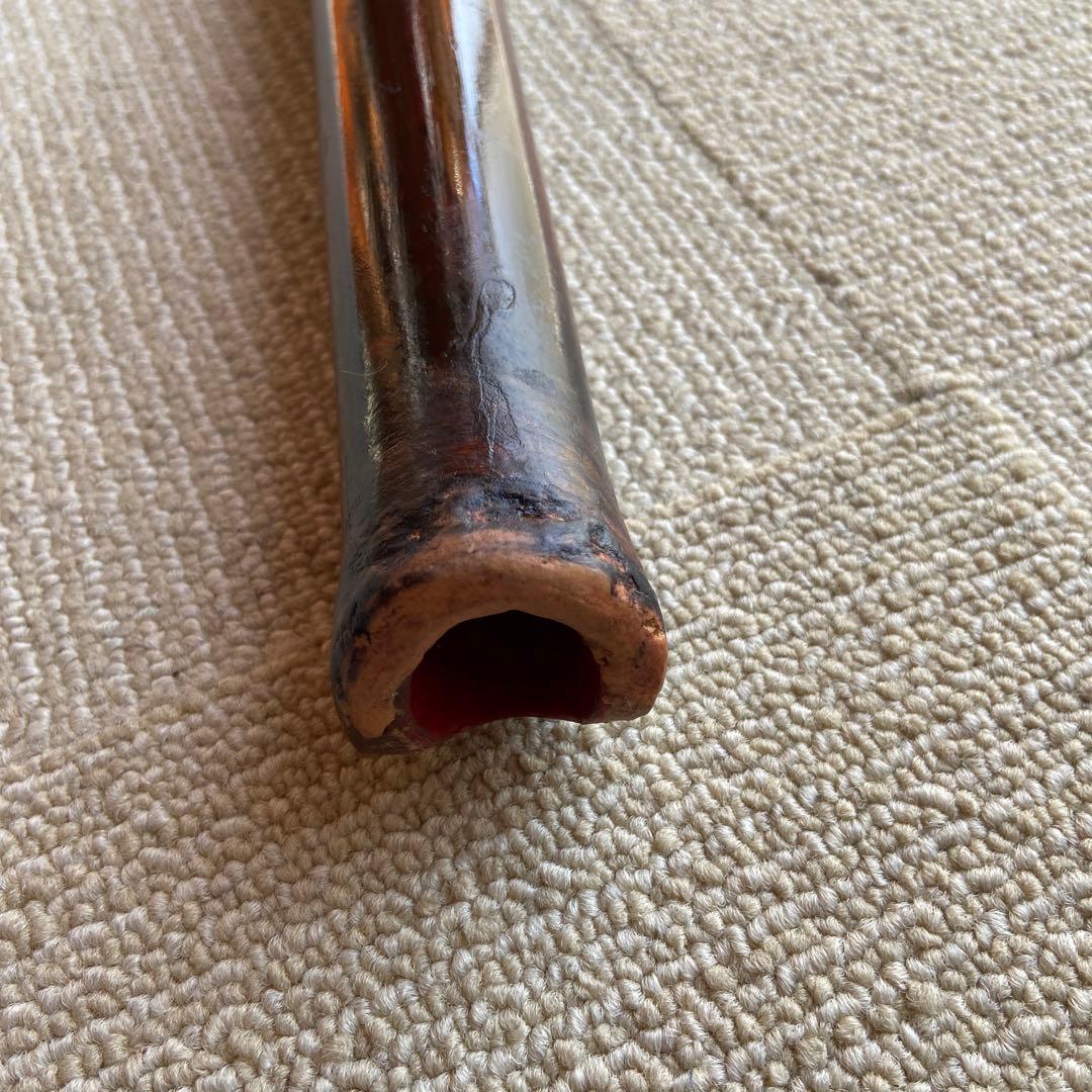 167 値下げ　尺八眞山銘　一尺八寸管　銘眞山　ジャンク