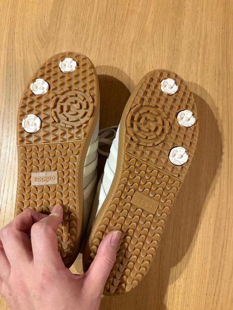 adidas ゴルフシューズ SAMBA 本革　未使用　28.5cm