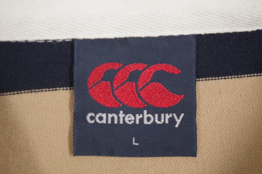 canterbury ストライプデザイン ラガーシャツ❁0112