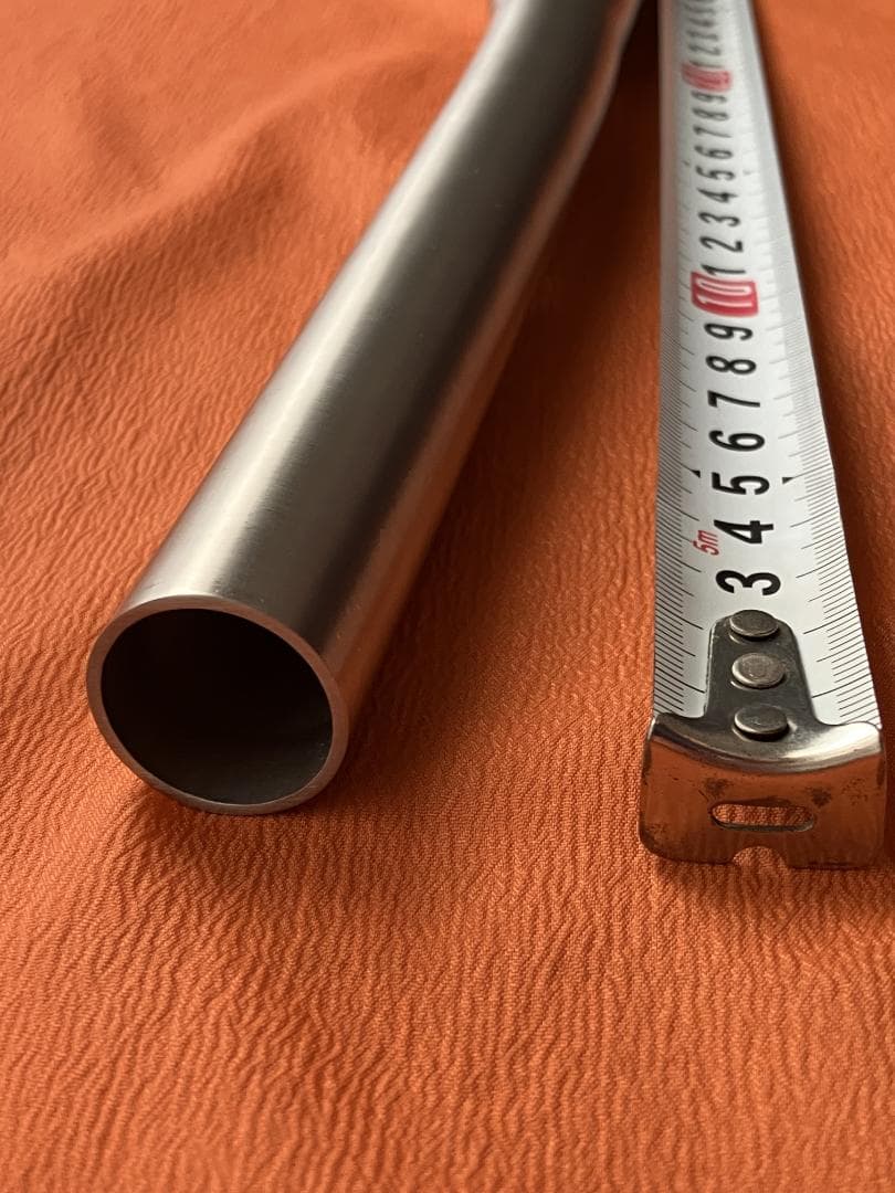 チタン合金製フラットハンドルバー 560mm 31.8mm 22.2mm
