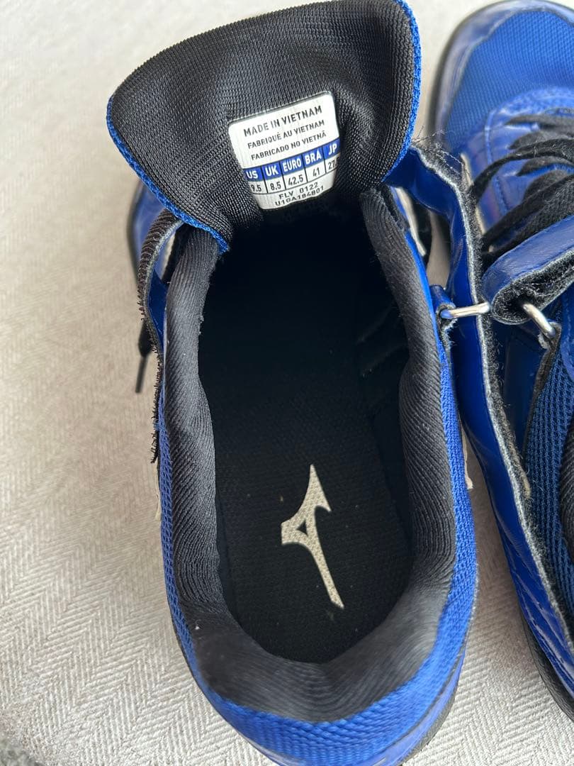 MIZUNO ミズノ 陸上競技 シューズ ブルー 27.5センチ　砲丸投げ