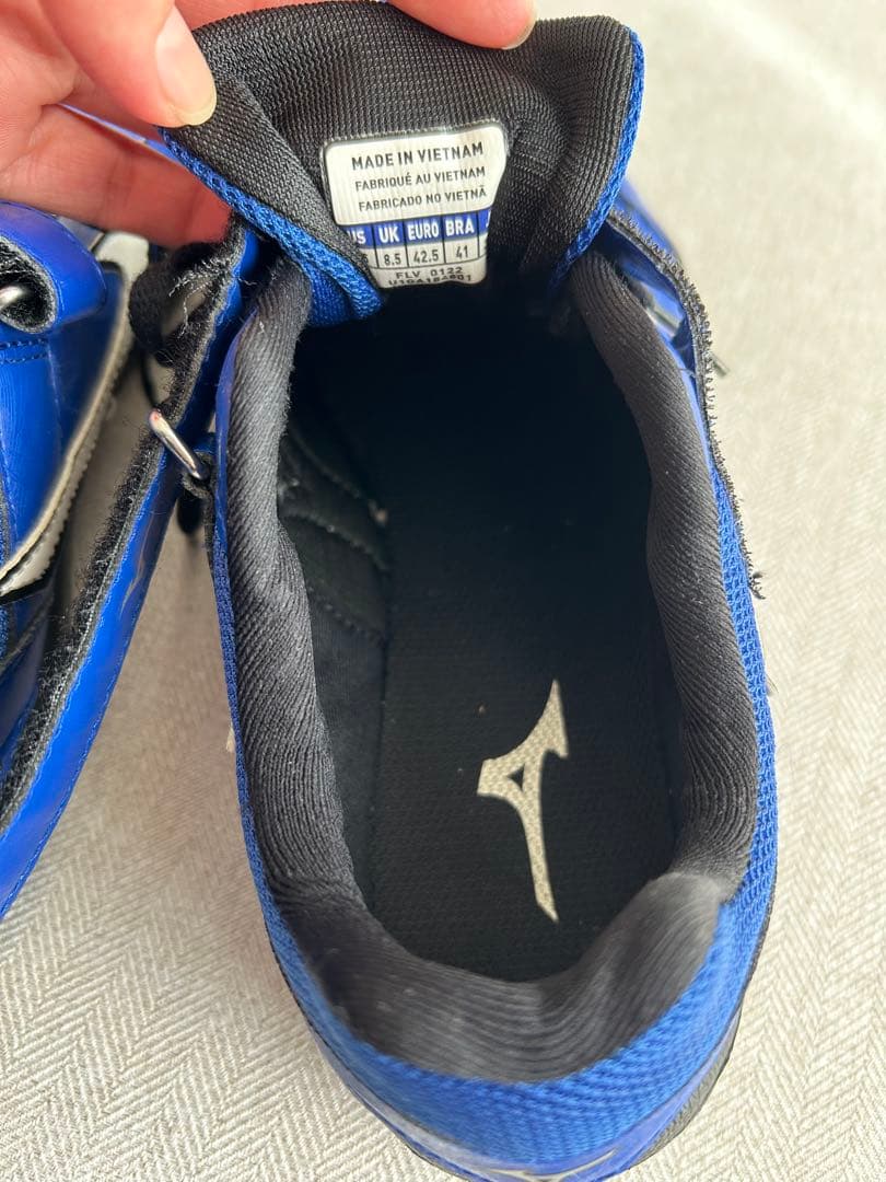 MIZUNO ミズノ 陸上競技 シューズ ブルー 27.5センチ　砲丸投げ