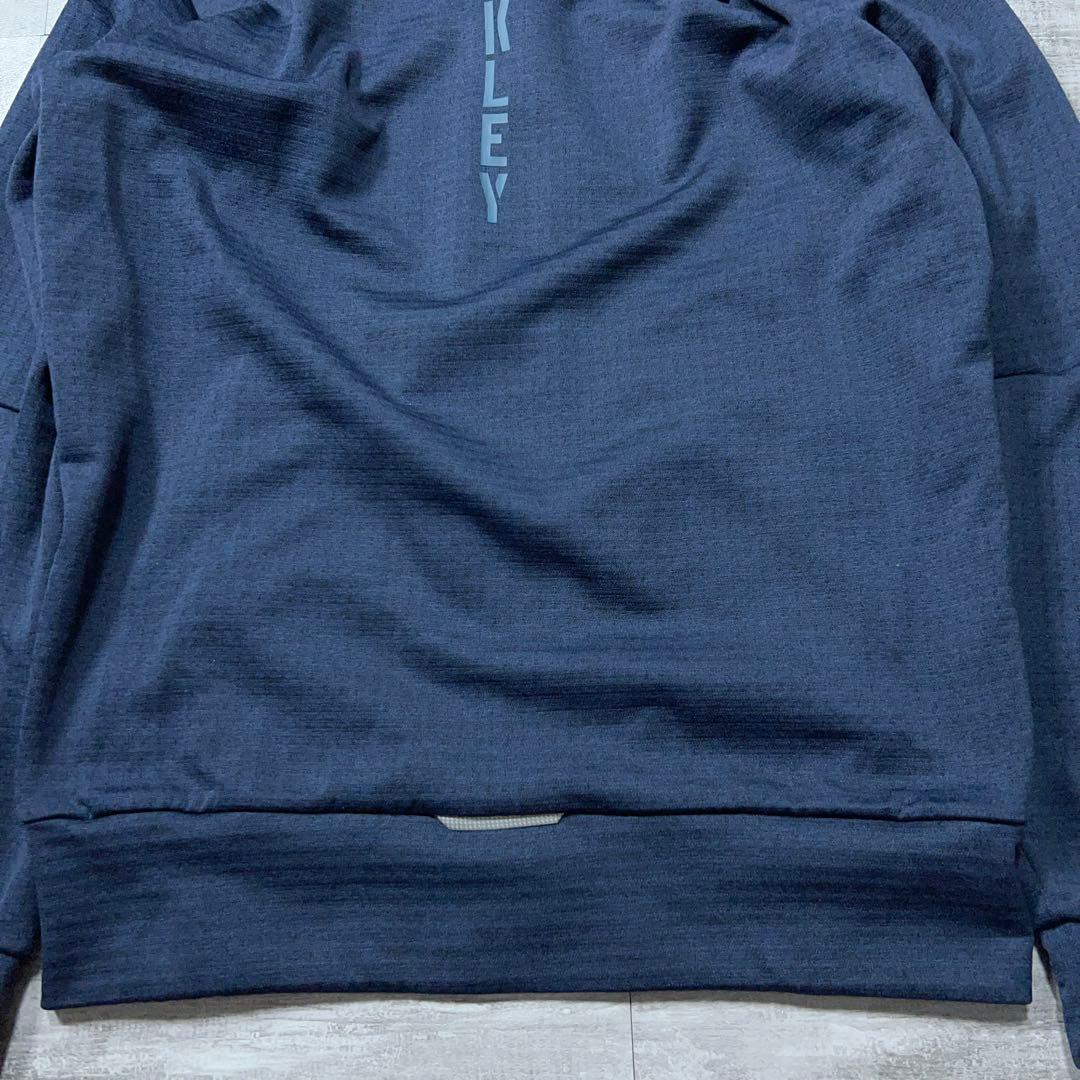 美品 OAKLEY オークリー ジャージ セットアップ 上下 ネイビー S-M