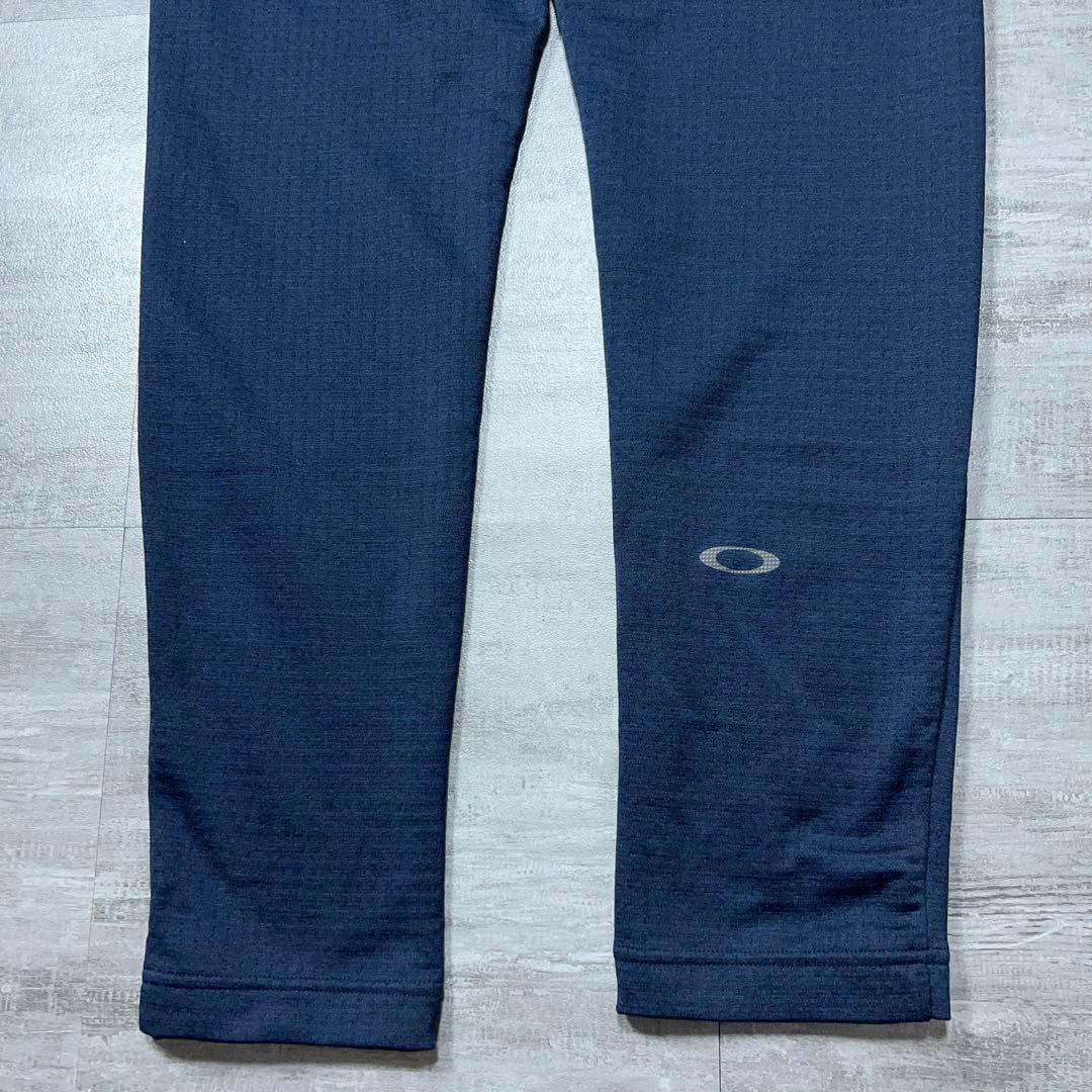 美品 OAKLEY オークリー ジャージ セットアップ 上下 ネイビー S-M