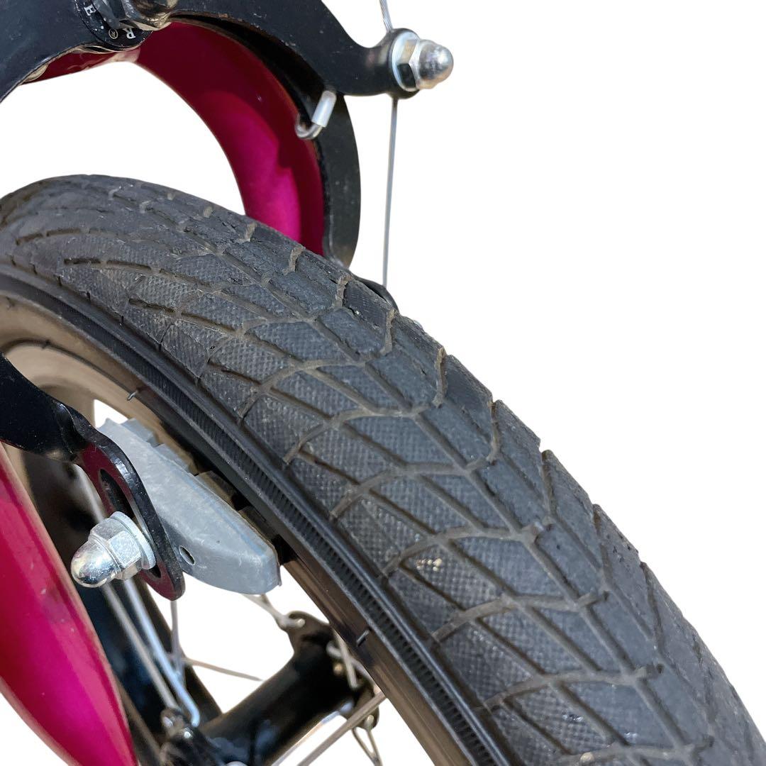 ストライダー　14X ピンク　純正スタンド　strider ペダル付き　自転車