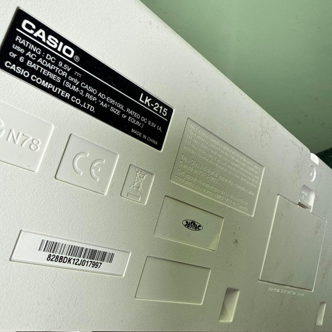 CASIO カシオ LK-215 電子ピアノ 楽器 キーボード 格安