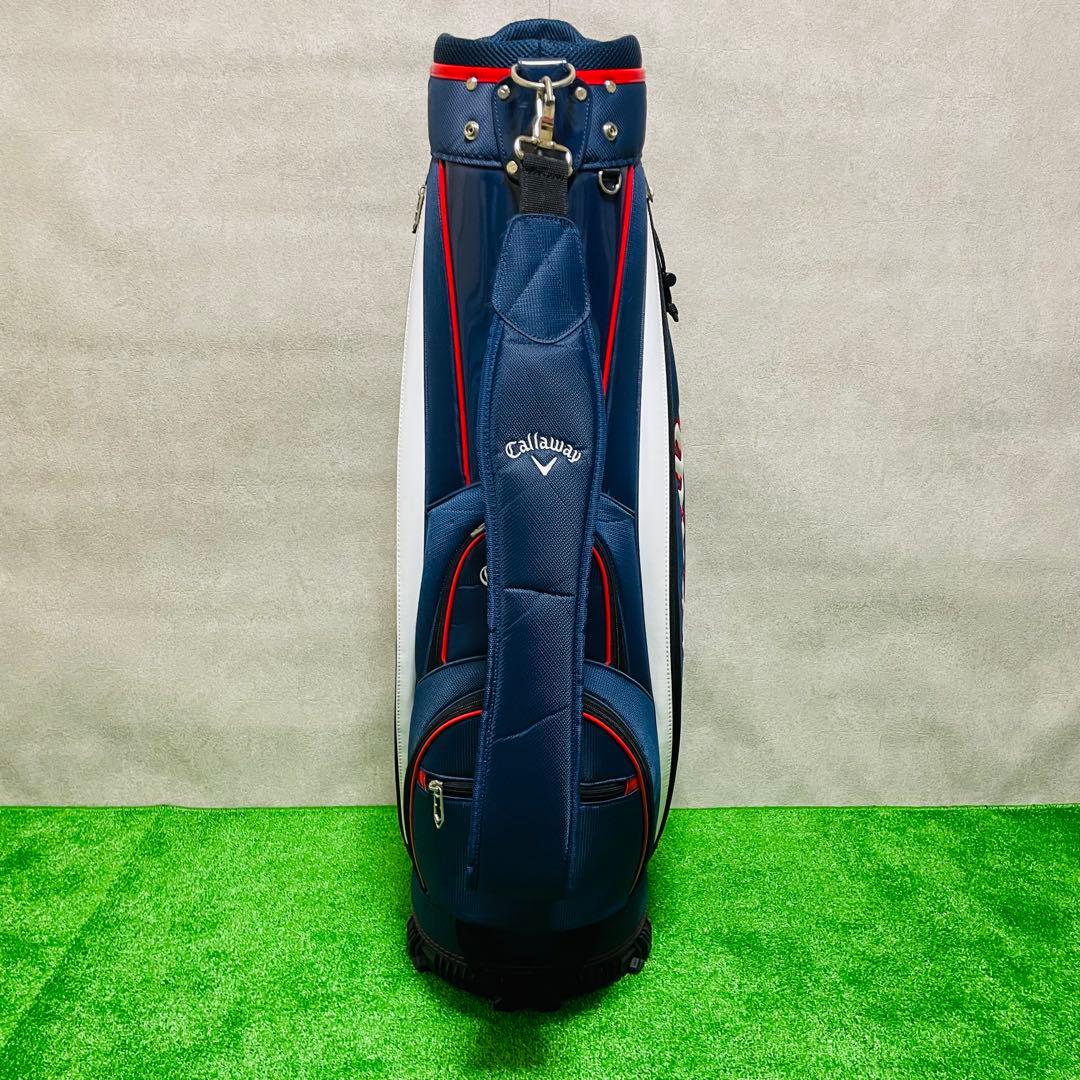 未使用　Callaway キャロウェイ　キャディバッグ ゴルフバッグ　ネイビー
