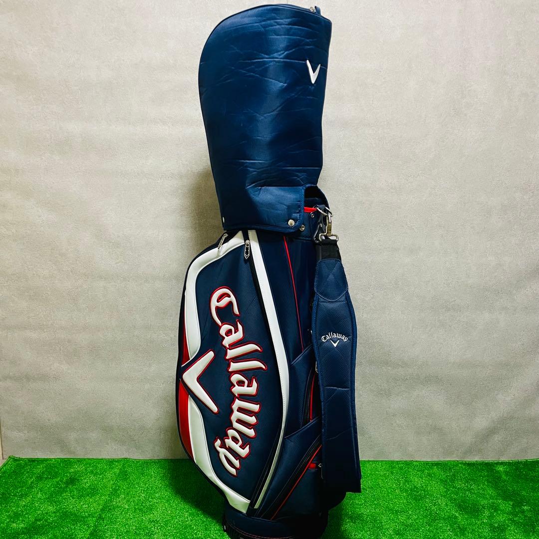 未使用　Callaway キャロウェイ　キャディバッグ ゴルフバッグ　ネイビー