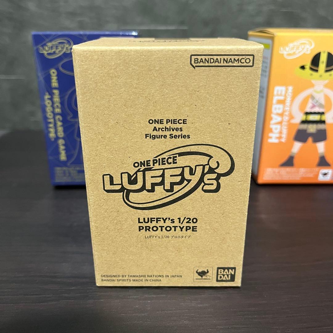 LUFFY's 3種セットプロトタイプ　エルバフ　ワンピカードゲームロゴタイプ