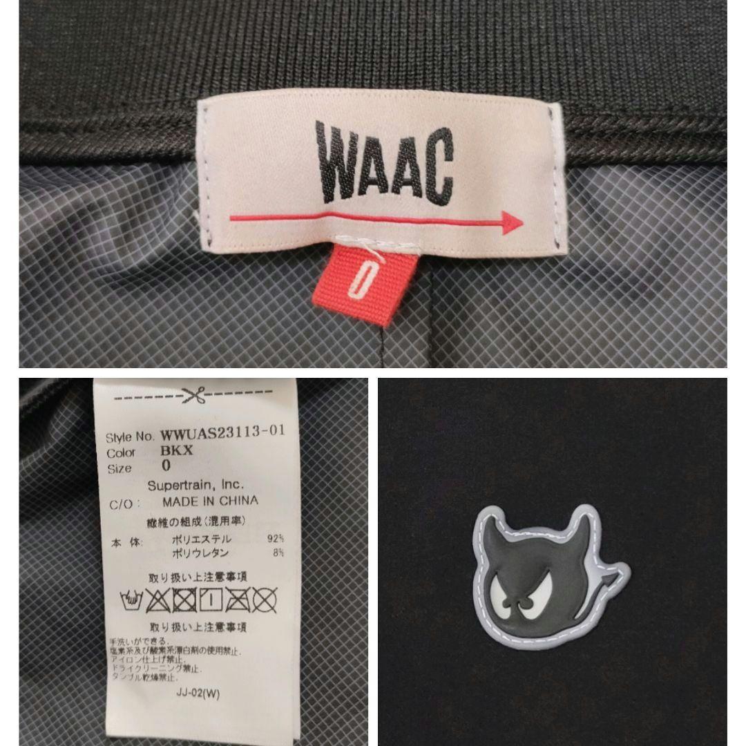 WAAC　ゴルフ　ワンピース　ストレッチ　フレアスカート　防風　黒色　サイズ0
