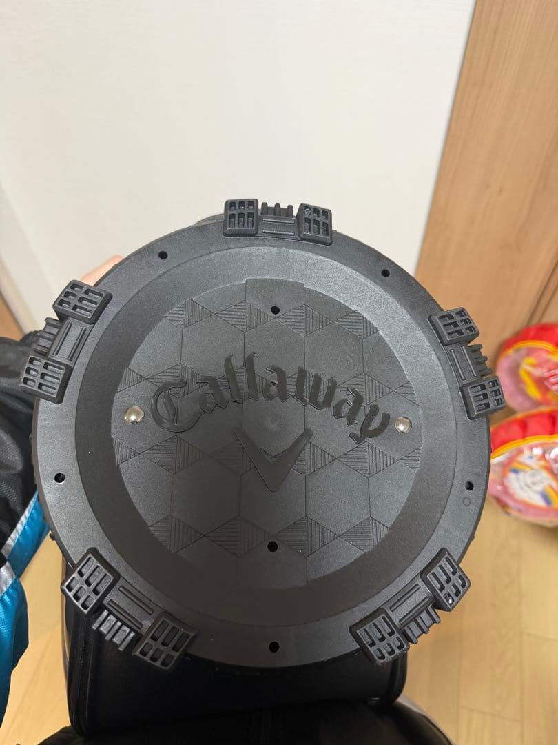 【新品未使用】AMEXロゴ入りCallaway キャディバッグ 、キャップセット